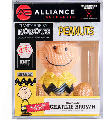 Peanuts - Charlie Brown Metallic Limited Edition Vinyl Figure - Alliance Authentic Encapsulated