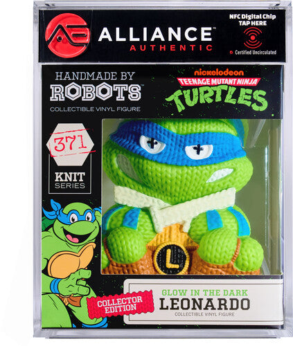 Teenage Mutant Ninja Turtles (TMNT) - Leonardo Glow in the Dark Limited Edition Vinyl Figure - Alliance Authentic Encapsulated