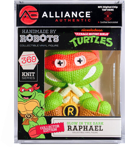 Teenage Mutant Ninja Turtles (TMNT) - Raphael Glow in the Dark Limited Edition Vinyl Figure - Alliance Authentic Encapsulated