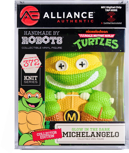 Teenage Mutant Ninja Turtles (TMNT) - Michelangelo Glow in the Dark Limited Edition Vinyl Figure - Alliance Authentic Encapsulated