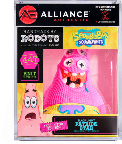 SpongeBob SquarePants - Patrick Star Blacklight Limited Edition Vinyl Figure - Alliance Authentic Encapsulated