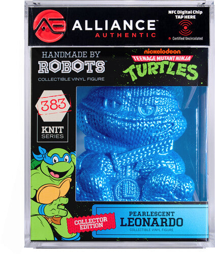 Teenage Mutant Ninja Turtles (TMNT) - Leonardo Pearlescent Limited Edition Vinyl Figure - Alliance Authentic Encapsulated