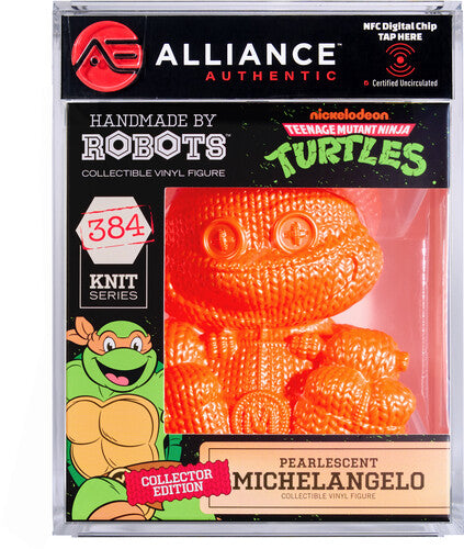 Teenage Mutant Ninja Turtles (TMNT) - Michelangelo Pearlescent Limited Edition Vinyl Figure - Alliance Authentic Encapsulated