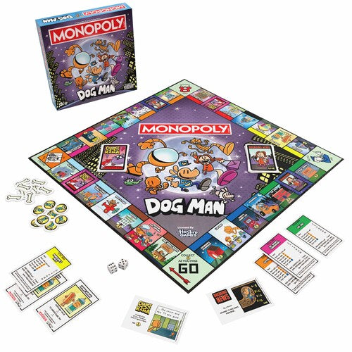 Monopoly - Dog Man Edition Board Game