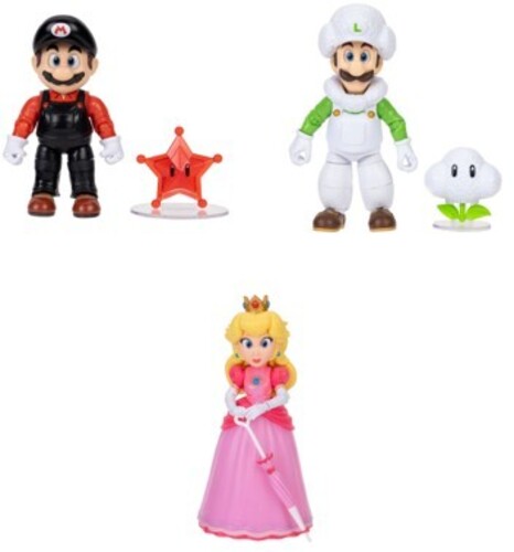 Super Mario Galaxy Movie - 5 inch Figure with Accessory 6ct Wave 2 Assortment