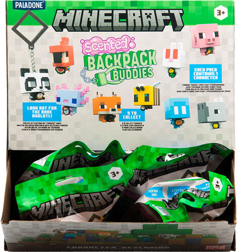 Minecraft Backpack Buddies Scented Series 4 - 24-Piece Blind Box PDQ Counter Display
