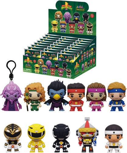 Power Rangers - 3D Foam Bag Clip Series 2 24ct PDQ Display FOC September 29, 2026
