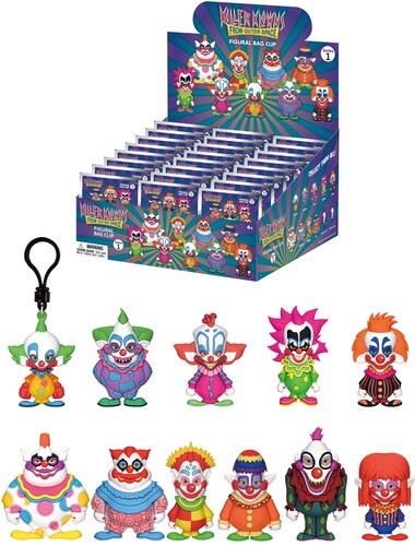 Killer Klowns from Outer Space - 3D Foam Bag Clip Series 1 24ct PDQ Display FOC September 29, 2026