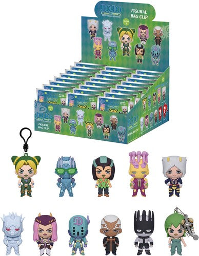 Jojo's Bizzare Adventure - Stone Ocean 3D Foam Bag Clip Series 1 24ct PDQ Display FOC September 29, 2026