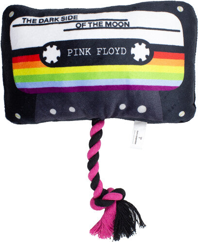 Perri's - Pink Floyd - Plush Dark Side of the Moon Cassette - Rope Dog Toy