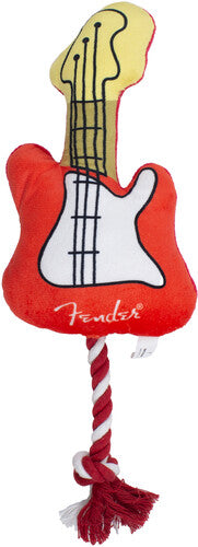 Perri's - Fender - Plush Guitar - Rope Dog Toy