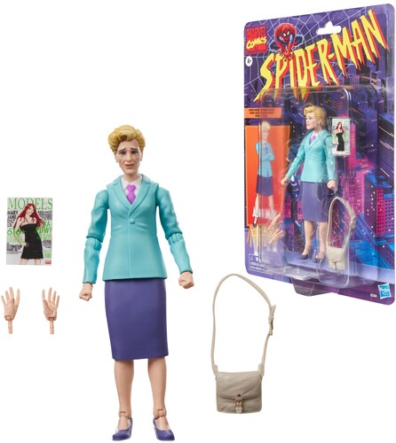 Spider-Man: The Animated Series - Marvel Legends: Retro Cardback - Aunt May Action Figure