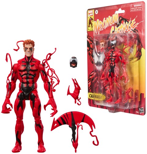 Spider-Man: Maximum Carnage - Marvel Legends: Retro Cardback - Carnage Action Figure