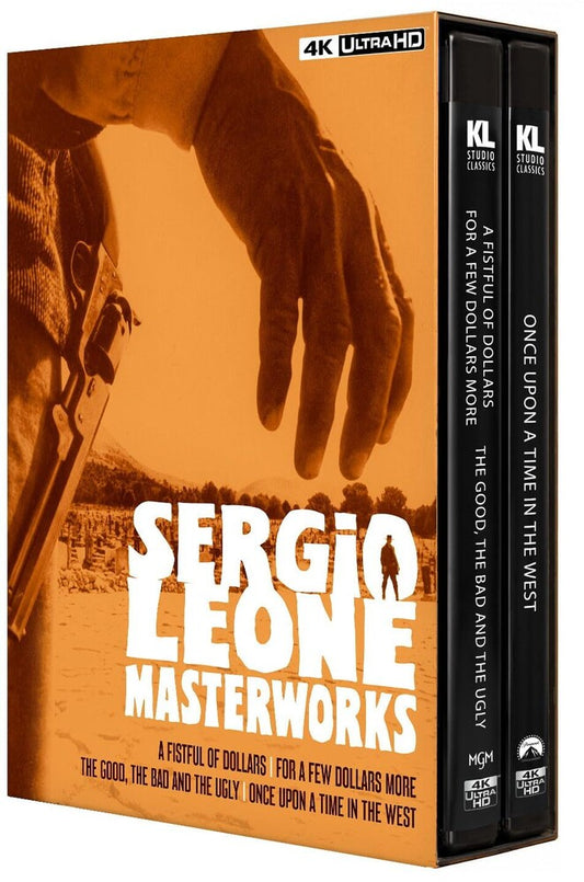 Sergio Leone: Masterworks (A Fistful of Dollars / For a Few Dollars More / The Good, The Bad and the Ugly / Once Upon a Time in the West) - 4K Ultra HD