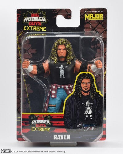 Big Rubber Guys:Extreme - Wrestling - Raven 8" Figure
