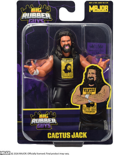 Big Rubber Guys - Wrestling - Cactus Jack 8" Figure