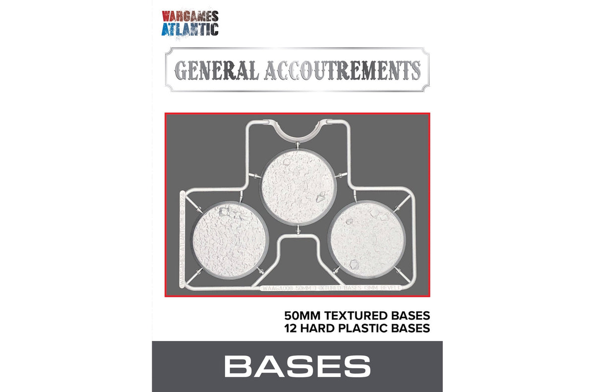 50mm Textured Bases (3mm Bevel)