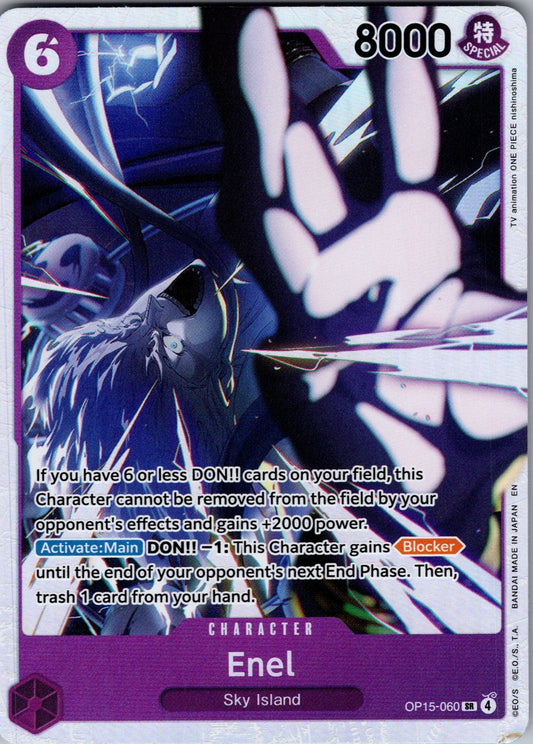 Enel () Foil SR Adventure on Kami's Island OP15-060 LP