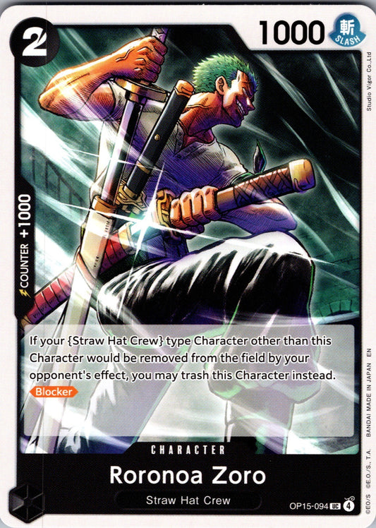 Roronoa Zoro () UC Adventure on Kami's Island OP15-094 LP