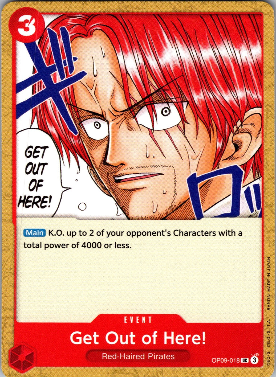 Get Out of Here! UC Emperors in the New World OP09-018 LP