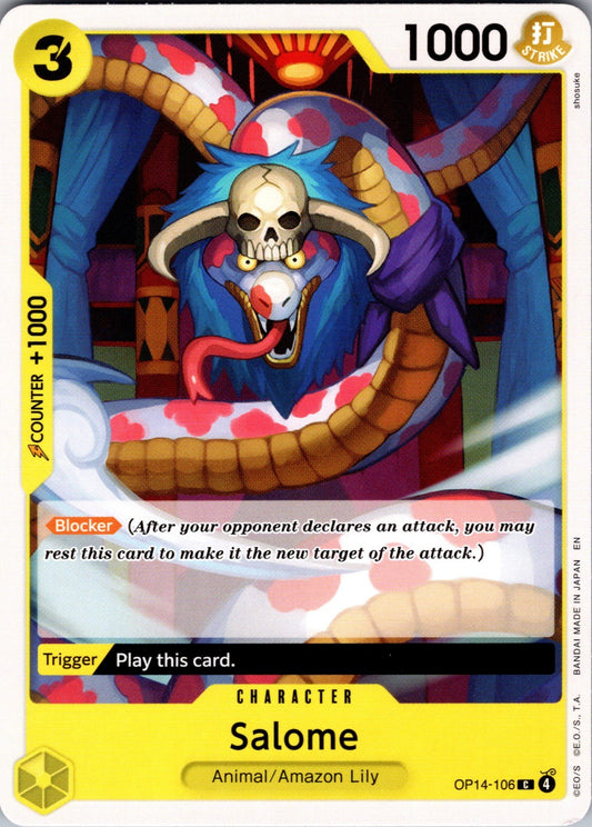 Salome C The Azure Sea's Seven Release Event Cards OP14-106 LP