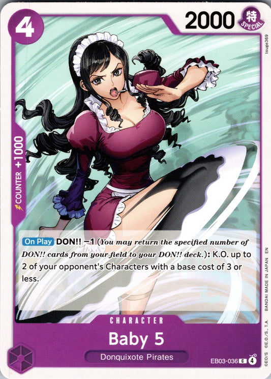 Baby 5 C Extra Booster: One Piece Heroines Edition EB03-036 LP