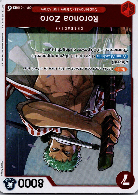 Roronoa Zoro - Foil R The Azure Sea's Seven OP14-015 LP