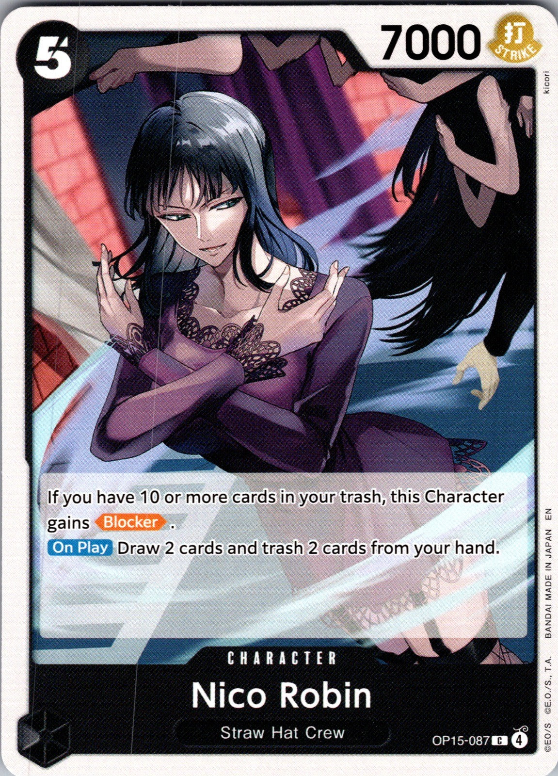 Nico Robin () C Adventure on Kami's Island OP15-087 LP