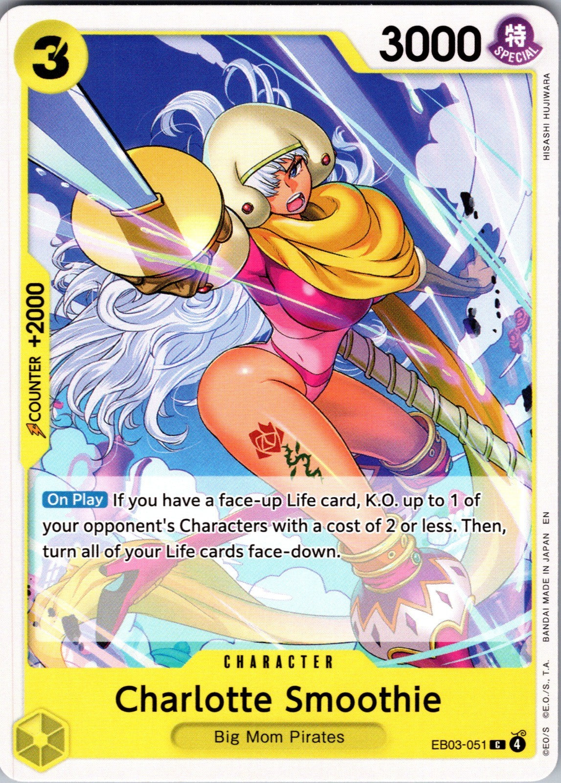 Charlotte Smoothie C Extra Booster: One Piece Heroines Edition EB03-051 LP