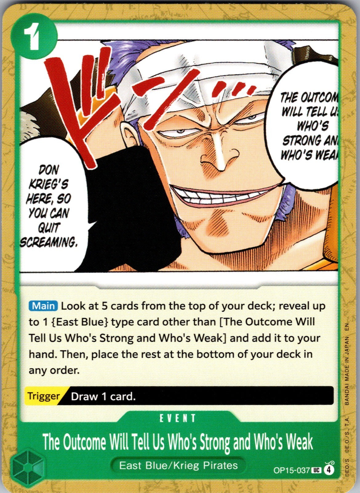 The Outcome Will Tell Us Who's Strong and Who's Weak UC Adventure on Kami's Isla