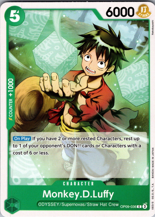 Monkey.D.Luffy (036) C Emperors in the New World OP09-036 LP