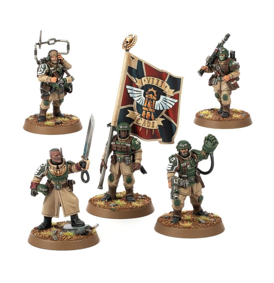 Cadian Command Squad WARHAMMER 40K 47-09
