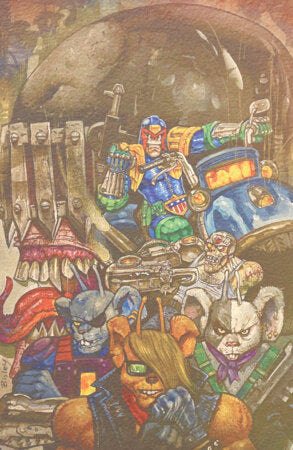 Judge Dredd/Biker Mice from Mars #2 Cover D Simon Bisley Foil Var FOC December 21, 2026