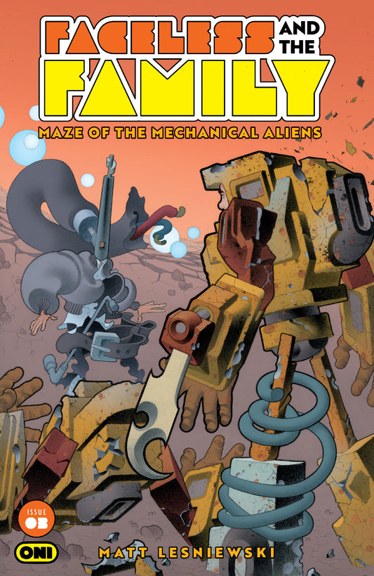 Faceless and the Family Maze of the Mechanical Aliens #3 CVR A Matt Lesniewski FOC August 17, 2026
