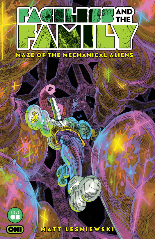 FACELESS AND THE FAMILY MAZE OF THE MECHANICAL ALIENS #3 CVR B EMIL ERNST VAR FOC August 17, 2026