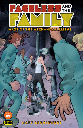 FACELESS AND THE FAMILY MAZE OF THE MECHANICAL ALIENS #4 CVR A MATT LESNIEWSKI FOC September 21, 2026