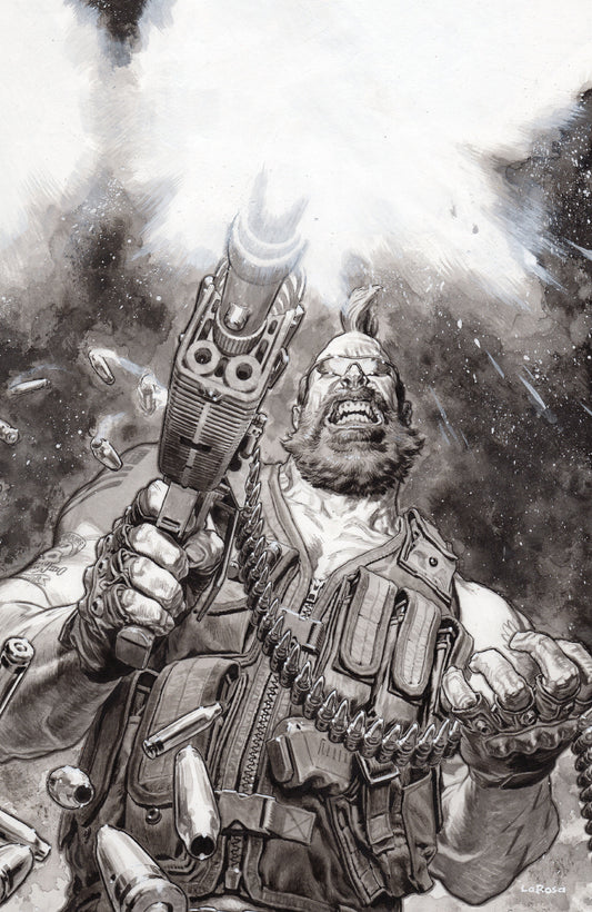 FORT PSYCHO #2 CVR E INC 1:20 LEWIS LAROSA B&W VAR FOC August 17, 2026