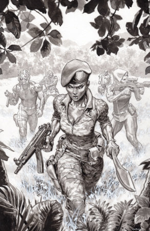 Order Requirements Fort Psycho #4 Cover C Lewis LaRosa B&W 1:20 Var [1:20] FOC October 12, 2026