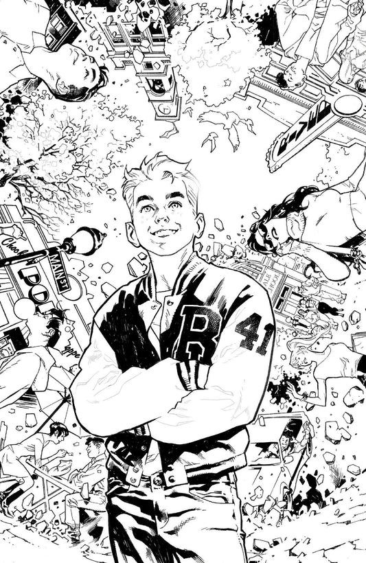 ARCHIE #1 CVR L INC 1:250 STUART IMMONEN B&W VAR FOC July 27, 2026
