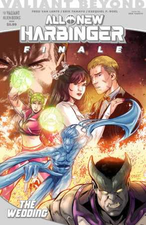 Valiant Beyond: All-New Harbinger Finale--The Wedding Cover A (Tamayo) FOC October 19, 2026