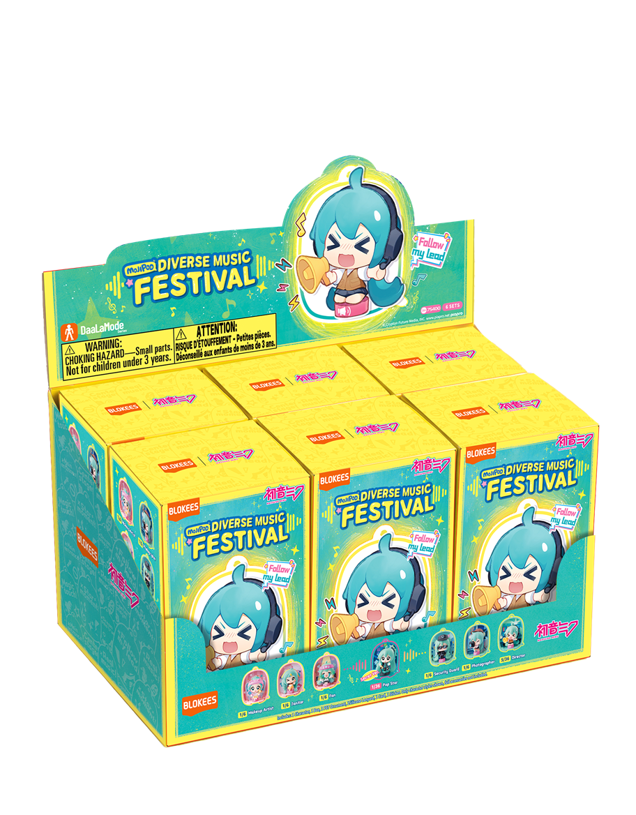 Mojipod S1 Hatsune Miku Diverse Music Festival - Single Blind Box | Blokees