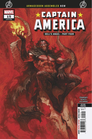 CAPTAIN AMERICA #15 SKAN 2ND PRINTING VARIANT [ARM] FOC September 21, 2026