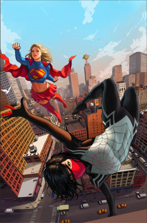 MARVEL/DC: SPIDER-MAN/SUPERMAN #1 IVAN TALAVERA VIRGIN VARIANT[1:100]