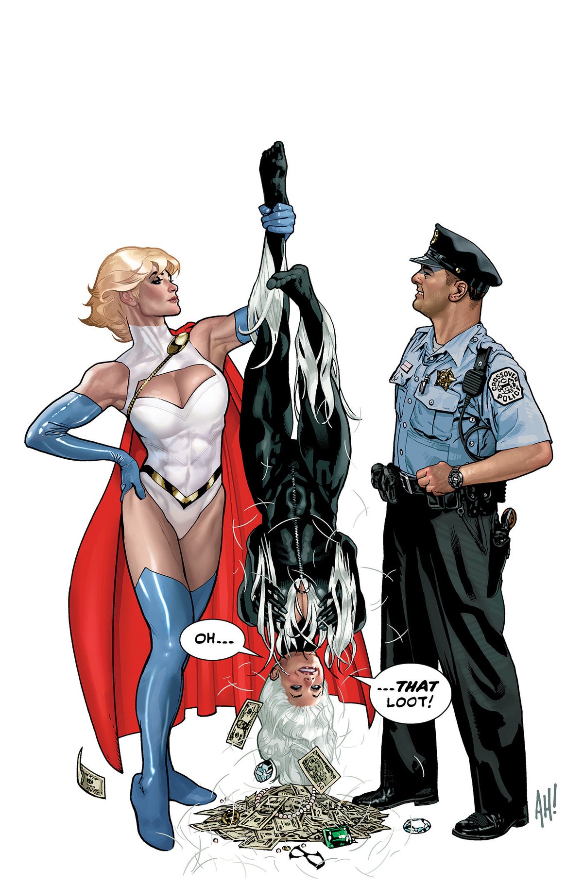 MARVEL/DC: SPIDER-MAN/SUPERMAN #1 ADAM HUGHES RATIO VIRGIN 3RD PRINTING VARIANT
