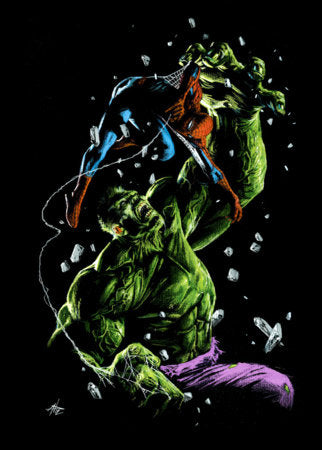 Order Requirements SPIDER-MAN/HULK: FIRE AND BRIMSTONE #3 GABRIELE DELL'OTTO VIRGIN VARIANT [1:50] FOC September 28, 2026