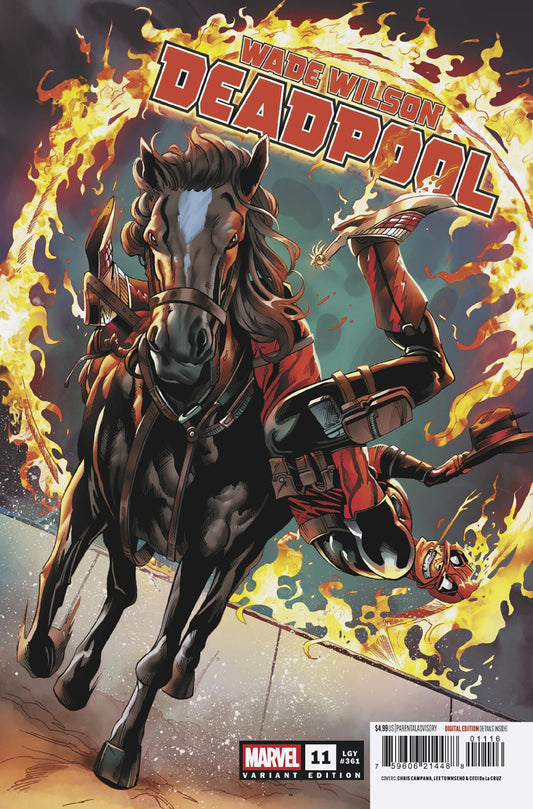WADE WILSON: DEADPOOL #11 COVER C CHRIS CAMPANA 1:25 VARIANT [1:25] FOC November 2, 2026
