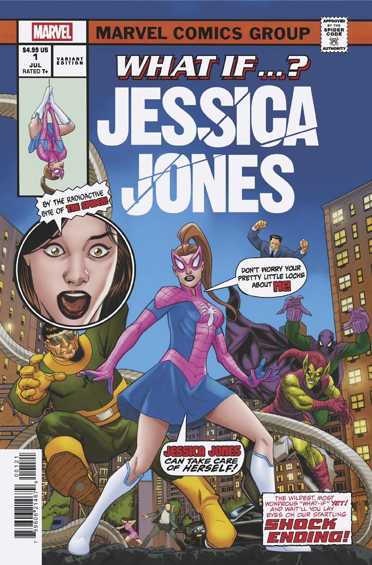 WHAT IF...? JESSICA JONES #1 DAVID MESSINA HOMAGE VARIANT