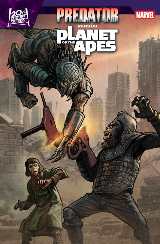 PREDATOR VS. THE PLANET OF THE APES #2 FOC July 27, 2026