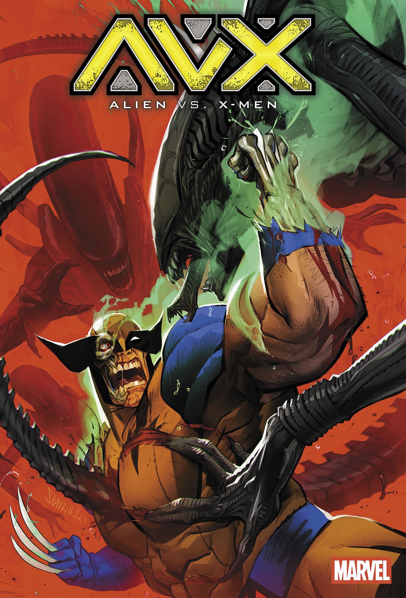 ALIEN VS. X-MEN #1 IVAN SHAVRIN VARIANT FOC August 3, 2026