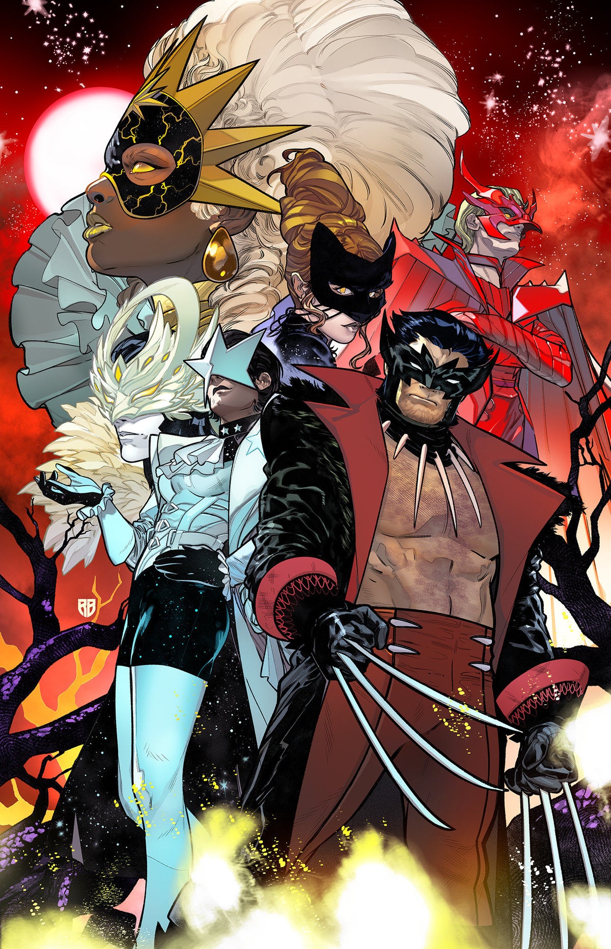 X-MEN: THE HELLFIRE MURDER #1 R.B. SILVA VIRGIN VARIANT
